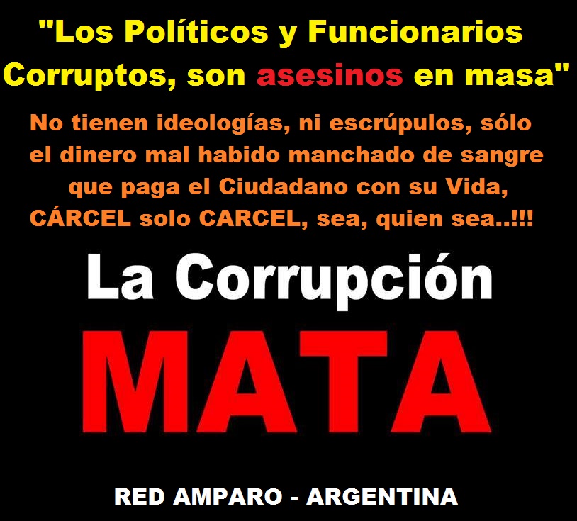 La corrupción mata