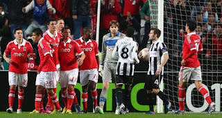 Video Gol Benfica vs Newcastle United 5 April 2013