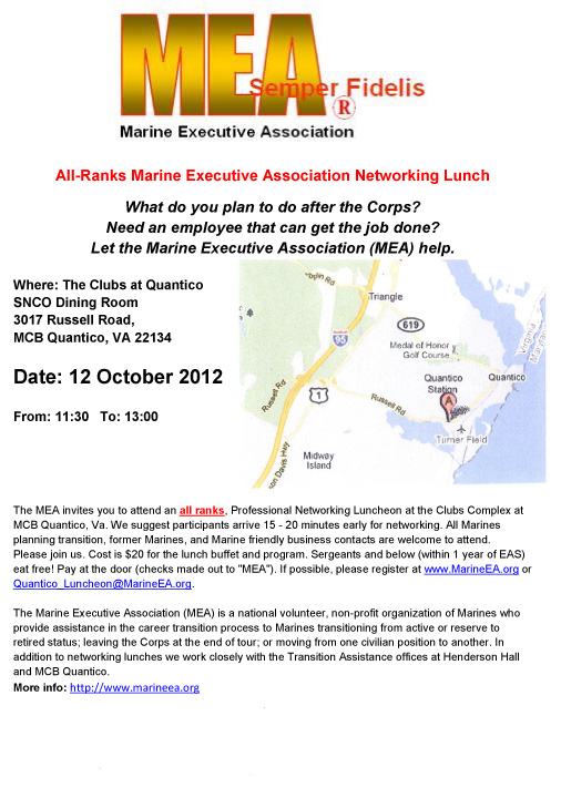 AllRanks Marine Executive Association Networking Lunch