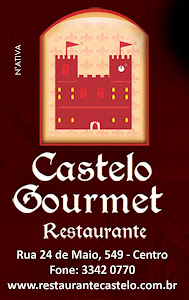 APOIO CULTURAL: Restaurante Castelo Gourmet