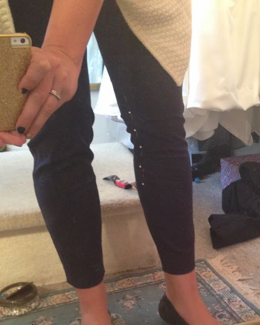 Franish slimming the knees of dress pants & anatomy adventures