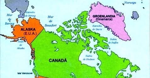 América del Norte Localización Geográfica Países ~ Mundo Geografía