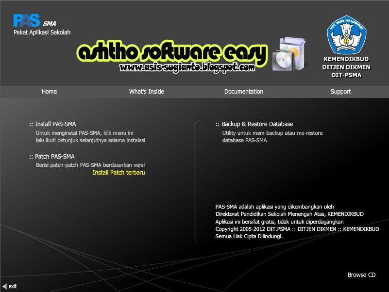 Program Aplikasi Sekolah Versi 7