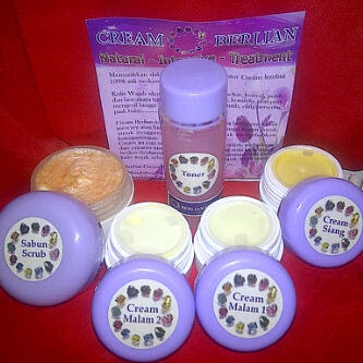 Cream Berlian packaging