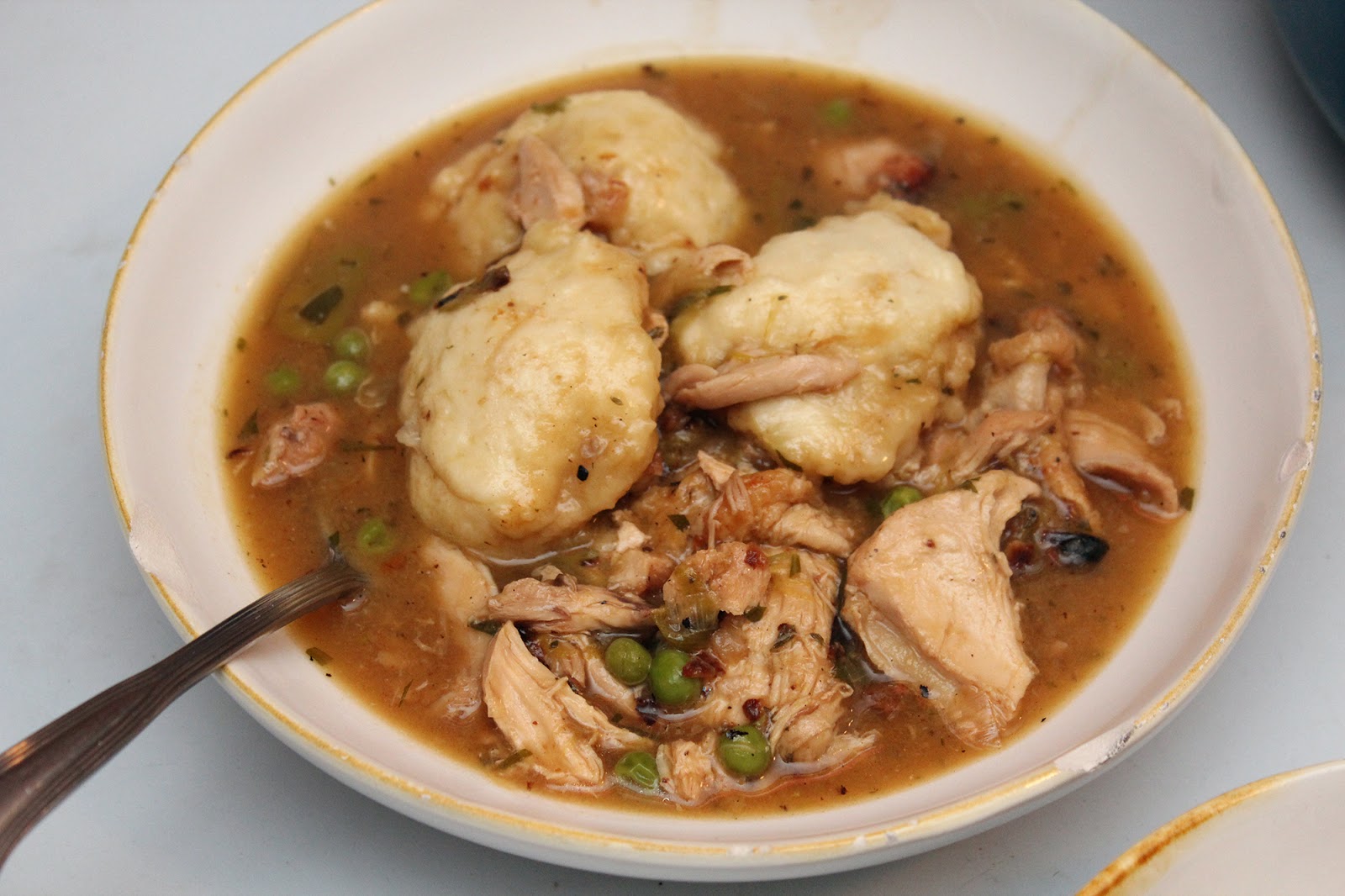 The Butcher and The Baker Recipe Chicken & Dumplings with Leeks and