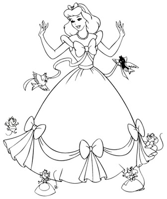Colorir Vestidos de noiva, Pintar Vestidos de noiva