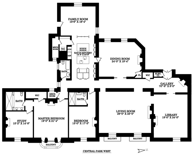 Dakota Apartments Floor Plan