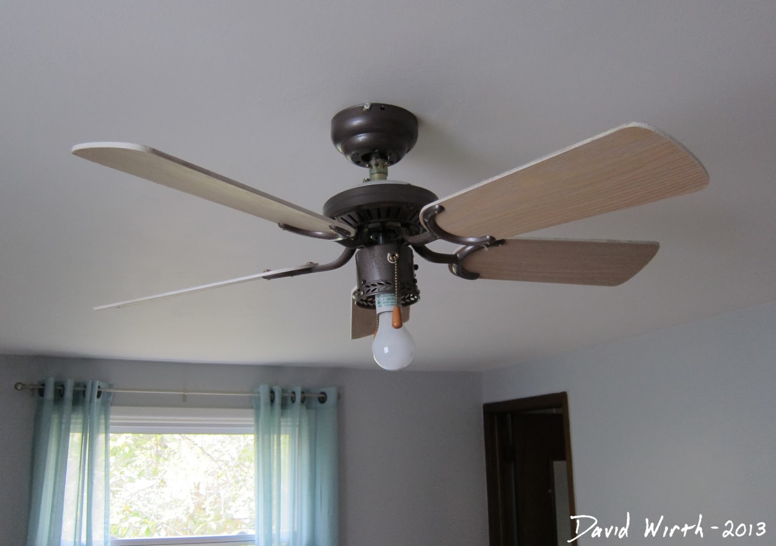 Replace Room Light With Fan