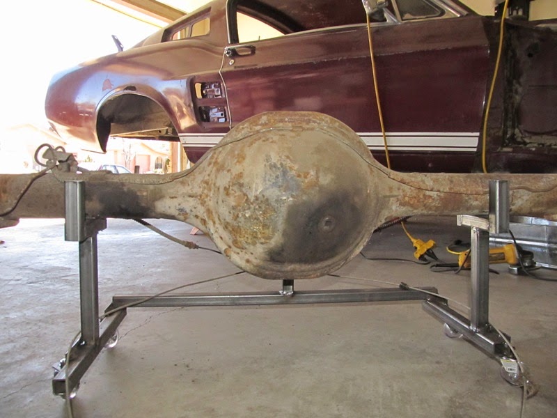 Rear Axle cleaning, painting, and reassembly