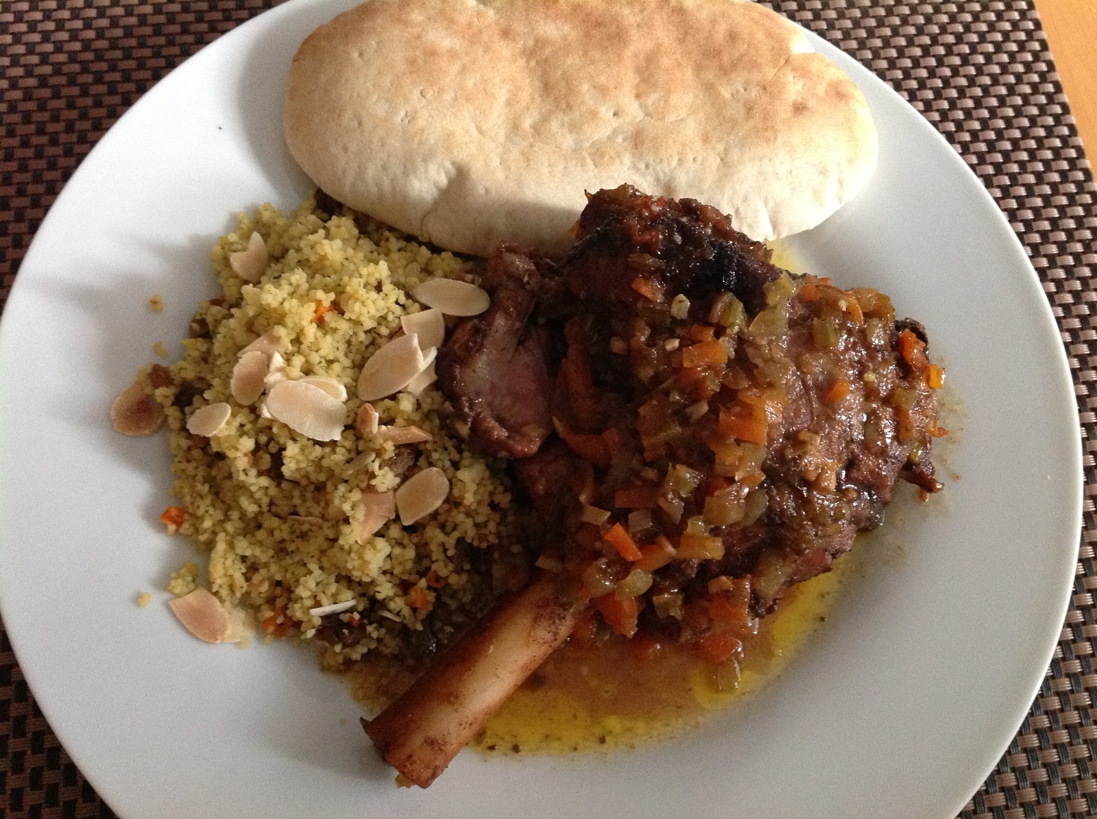 Eat Slurp Burp Slow cooked lamb shanks with Ras El Hanout