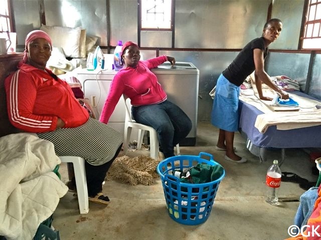 Laundry im Gweta Camp