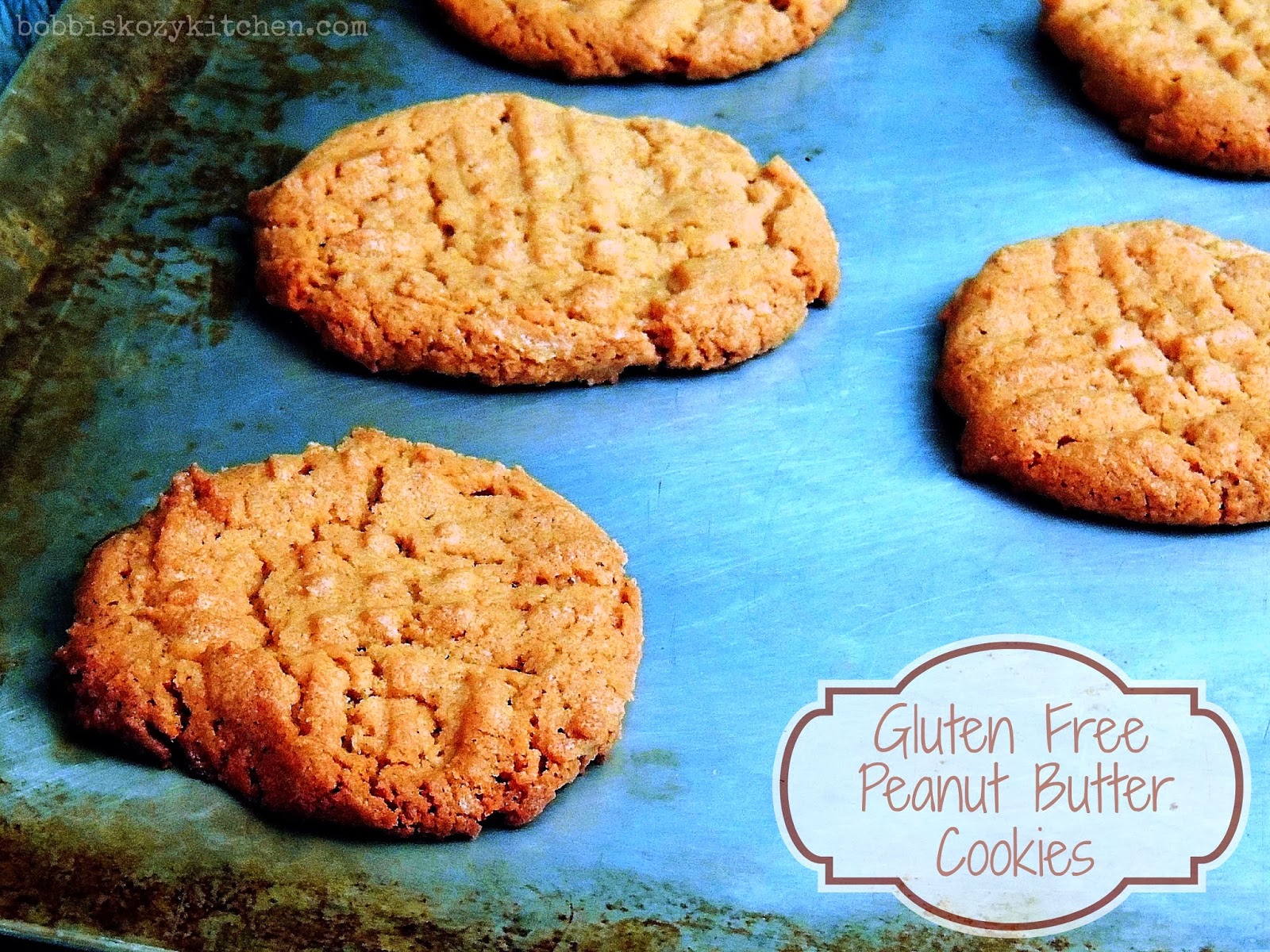 Gluten Free Peanut Butter Cookies Bobbi's Kozy Kitchen