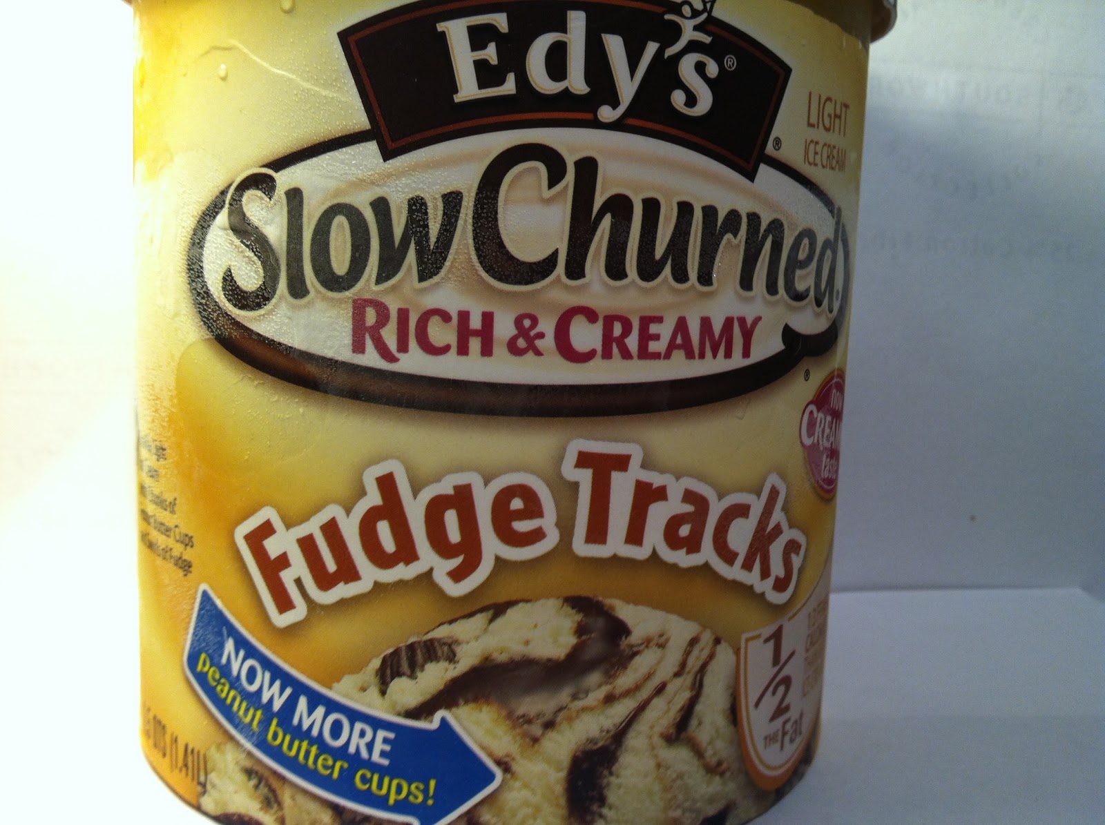 Crazy Food Dude Review Edy's (Dreyer's) Slow Churned Fudge Tracks
