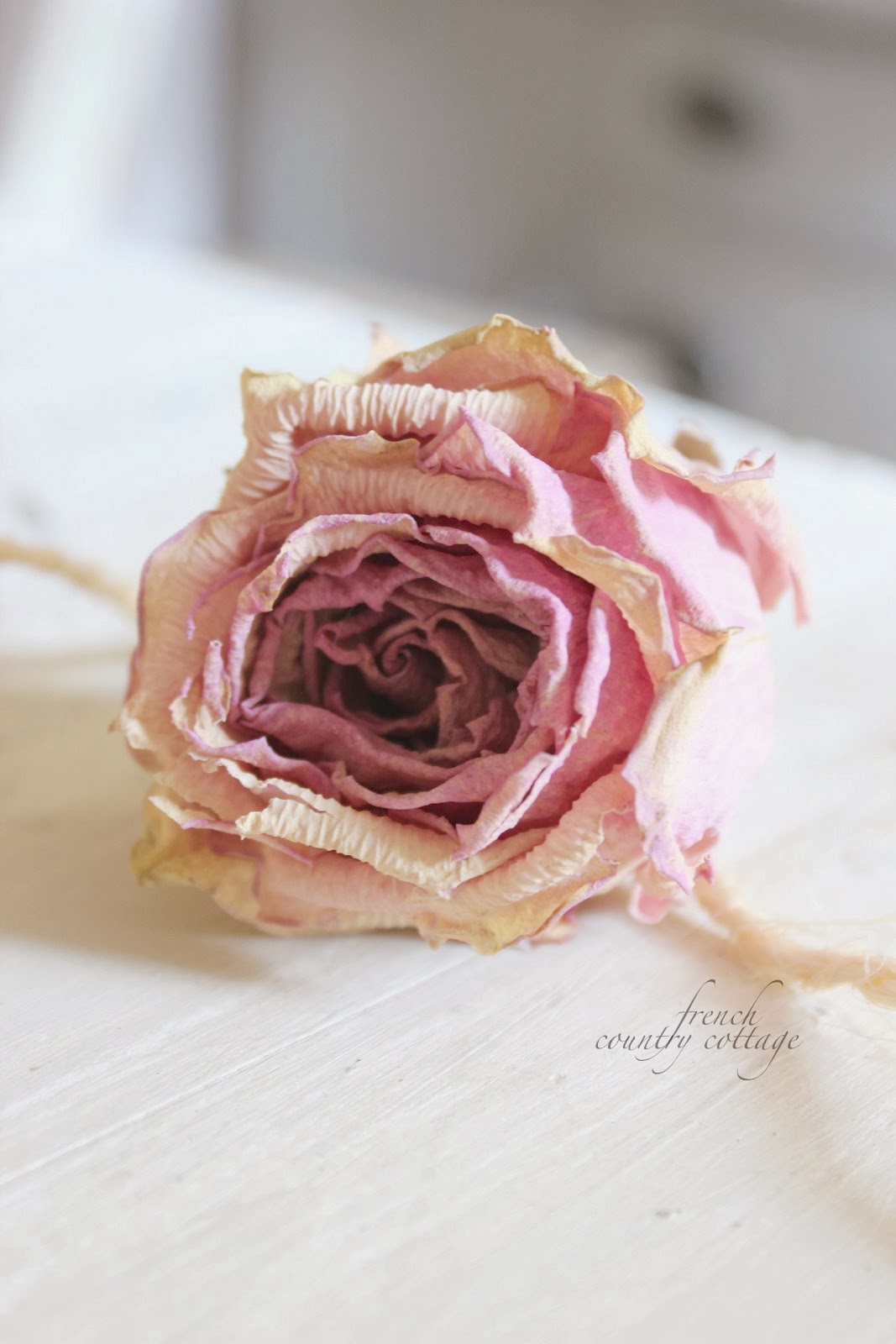 Dried flower garland diy FRENCH COUNTRY COTTAGE