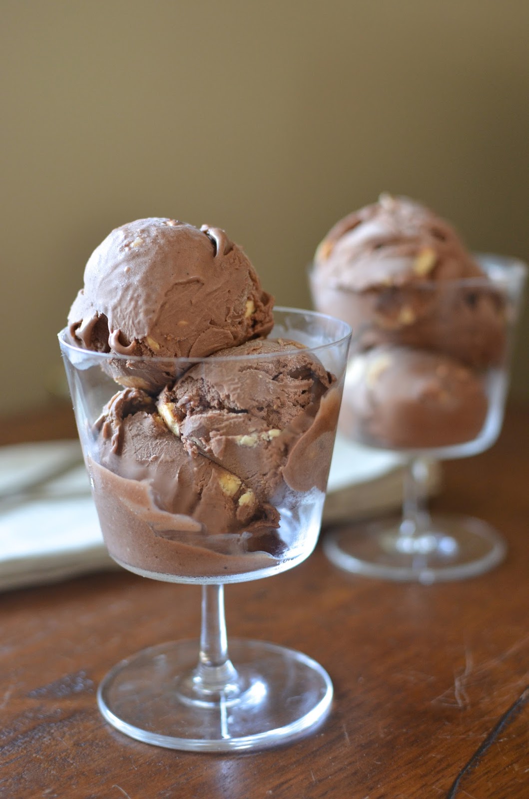 Playing with Flour Chocolate hazelnutpraline gelato