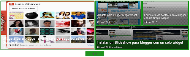 Slideshow para blogger