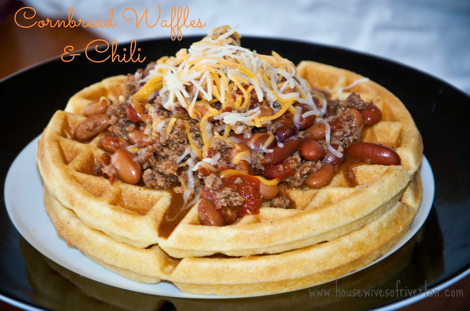 Cornbread Waffles and Chili Housewives of Riverton