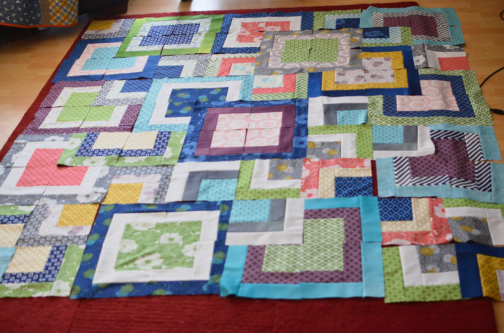 Simply Style Stacked Squares Quilt « Moda Bake Shop