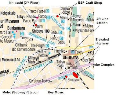 Map Of Shibuya