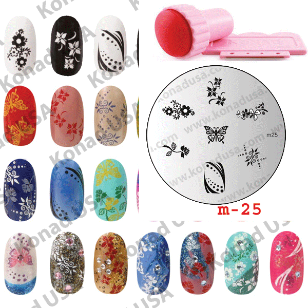 adantko konad nail art stamping
