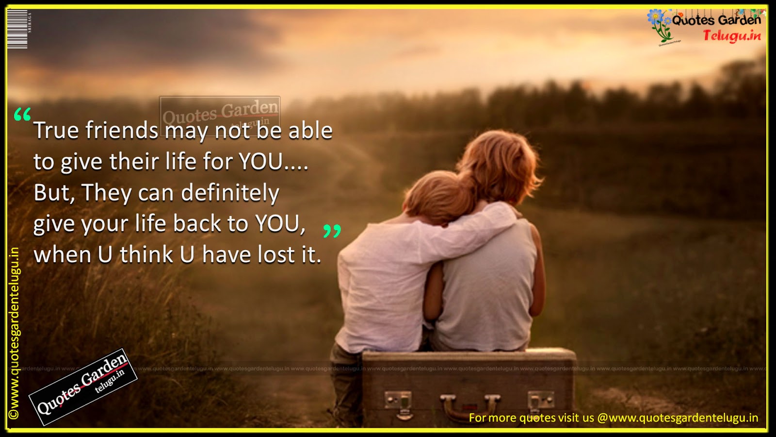 Best Friendship Quotes with HD wallpapers | QUOTES GARDEN TELUGU ...