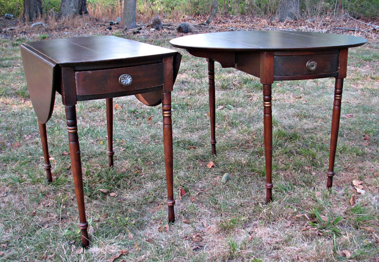 Personally Created More Awesome Paisley Stenciled Tables.