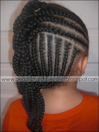 creative with basic cornrows