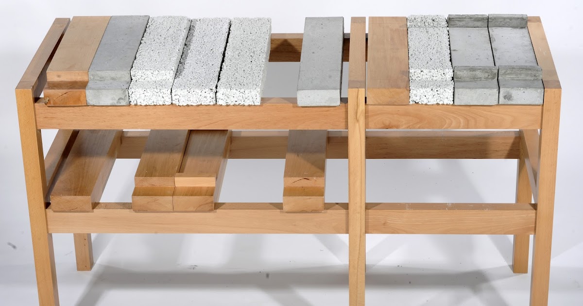 Architects Independent The Concrete & Wood Strip Table...