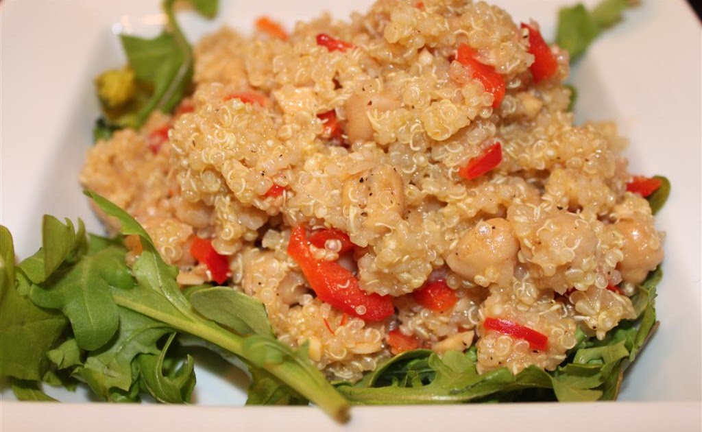 Kelly's Healthified Kitchen Warm Quinoa and Chickpea Salad