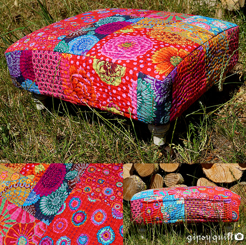 Gipsy Quilt "Ottoman à roulettes"