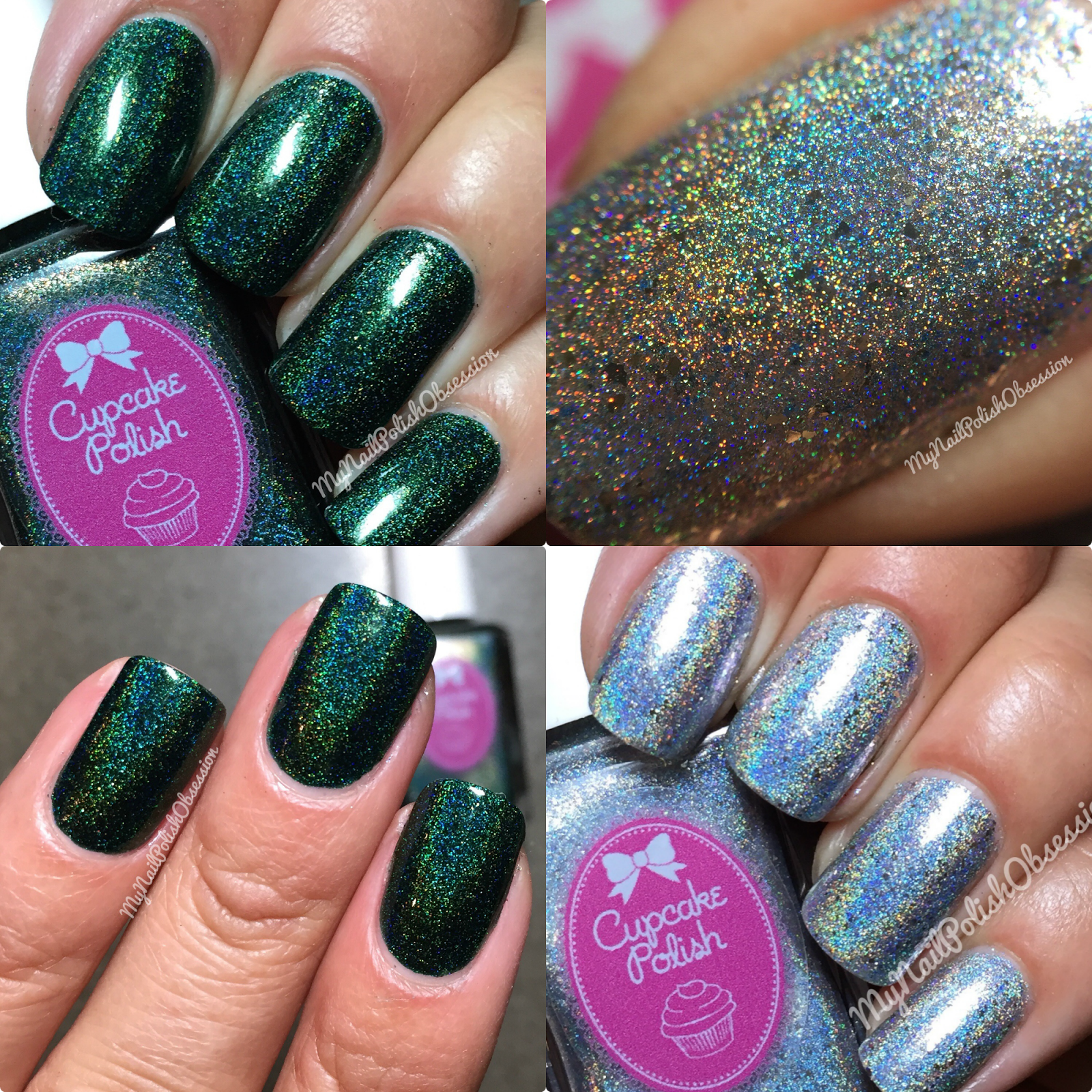 My Nail Polish Obsession Cupcake Polish Dragon Scales & Ice Ice Baby