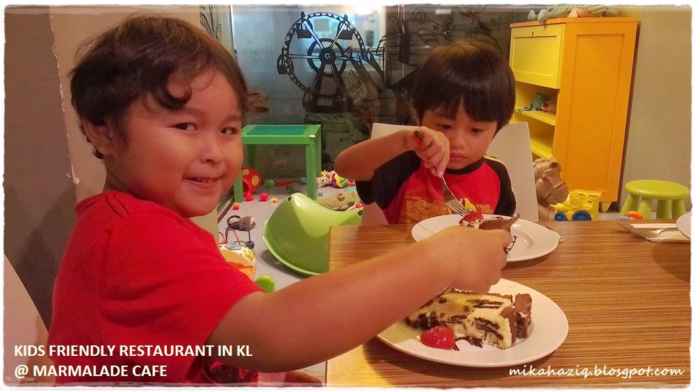 mikahaziq Restaurant with Play Area for kids Marmalade Cafe Publika, KL