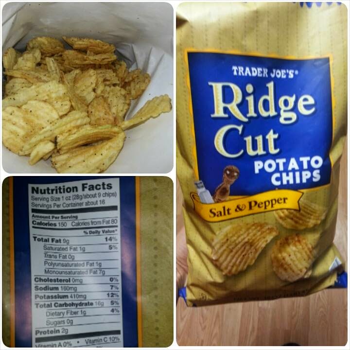 Shannon's Lightening the Load Trader Joe's Ridge Cut Potato Chips