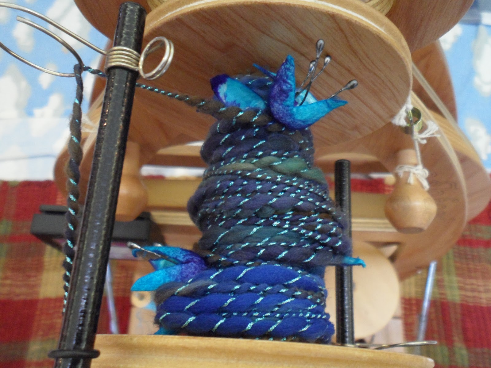 A Flock of Fleece Art Yarn A flock of flowers