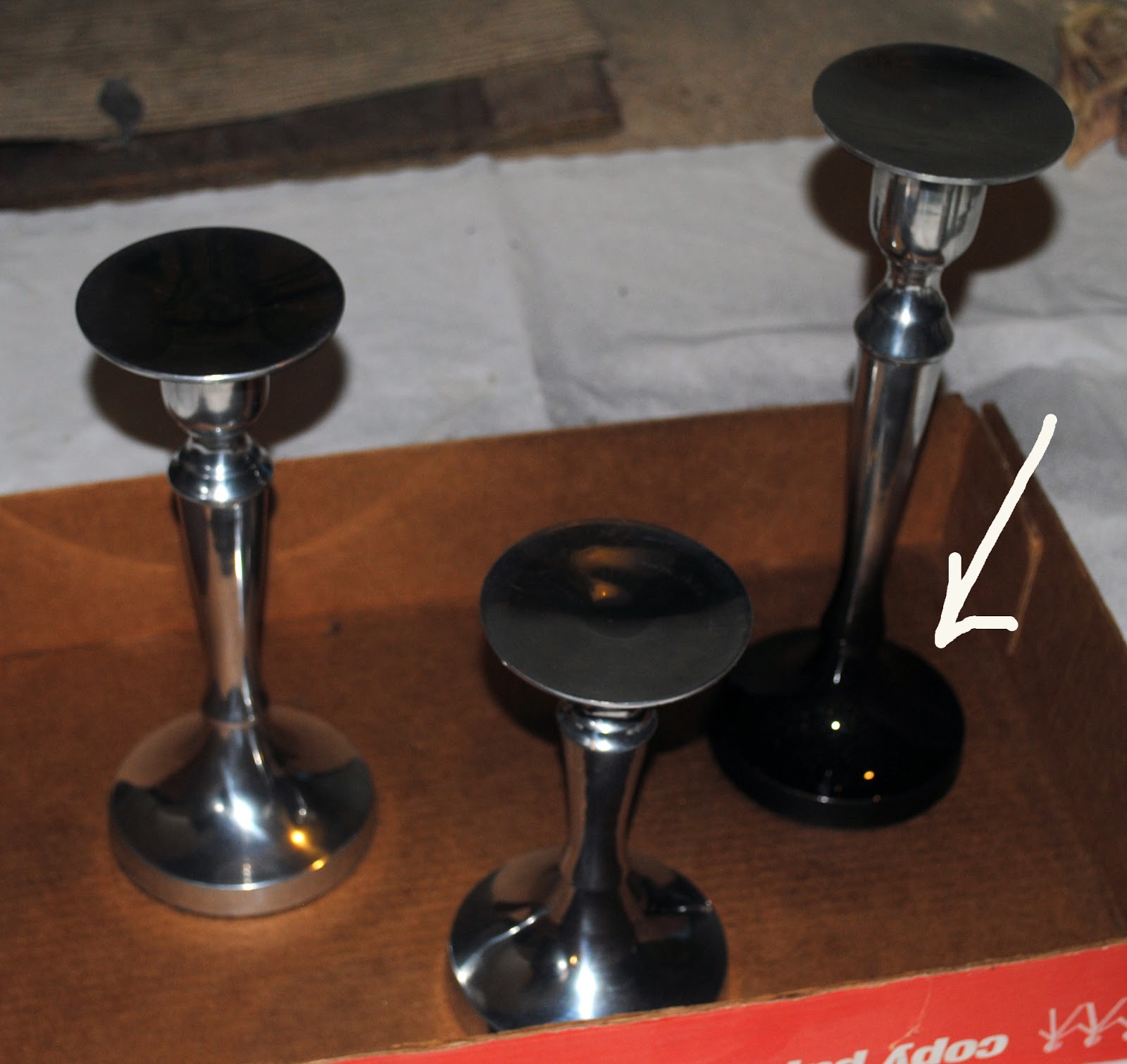 One Day at a Time Oil Rubbed Bronze Candle Holders