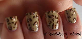 Faithfully Polished: Leopard Print Nail Art