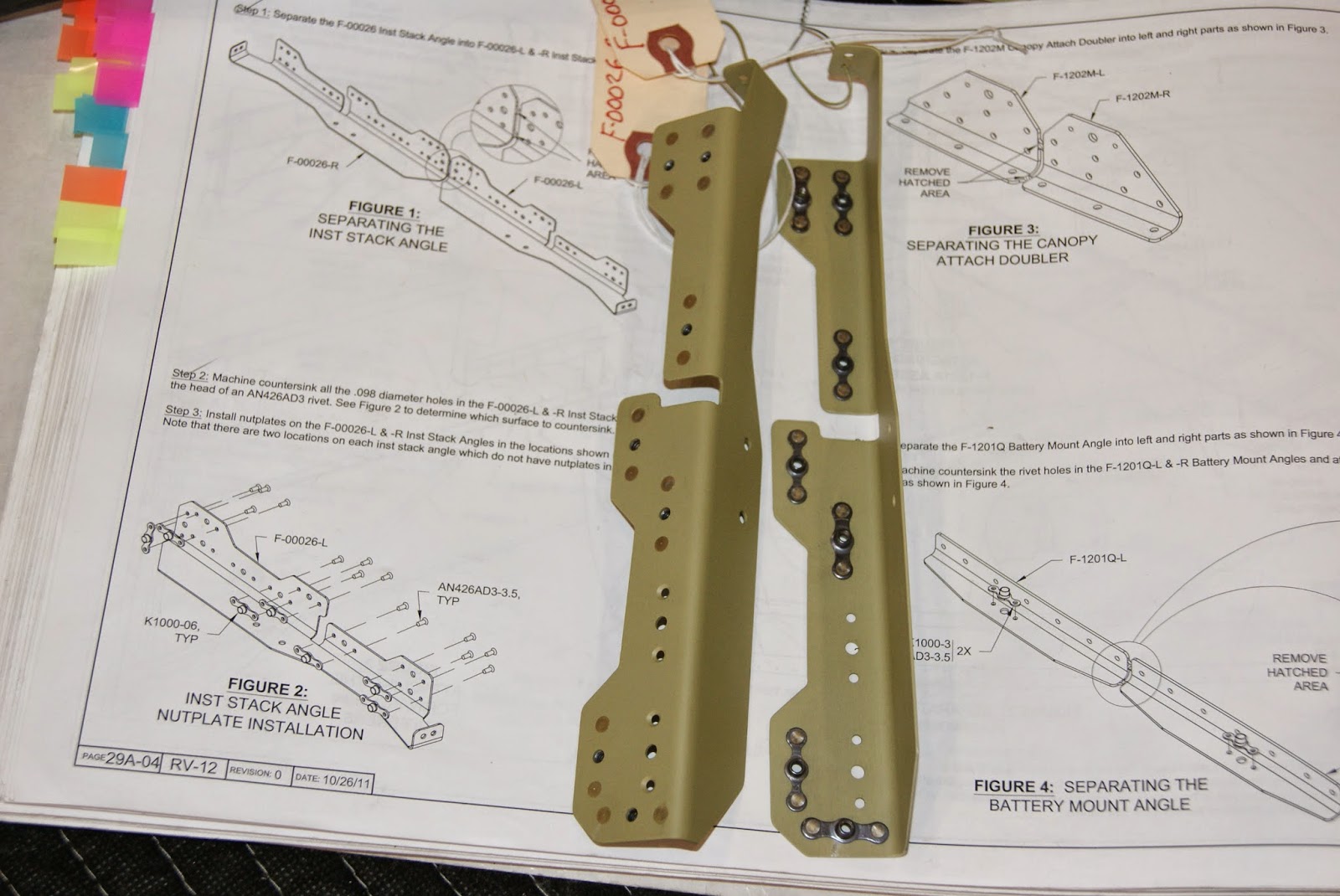 DOG Aviation John's RV12 Blog A Day Of Nutplates