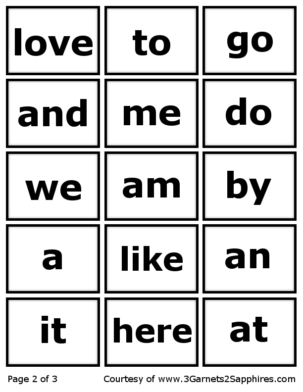 how to print flashcards in word