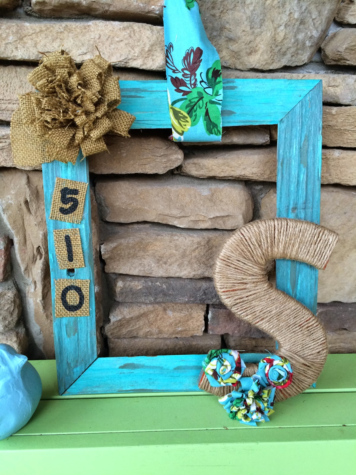 Cut Now, Measure Later Picture Frame Front Door Decor