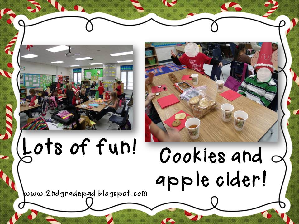 2nd Grade Pad: Christmas Craft Day and Freebie #6