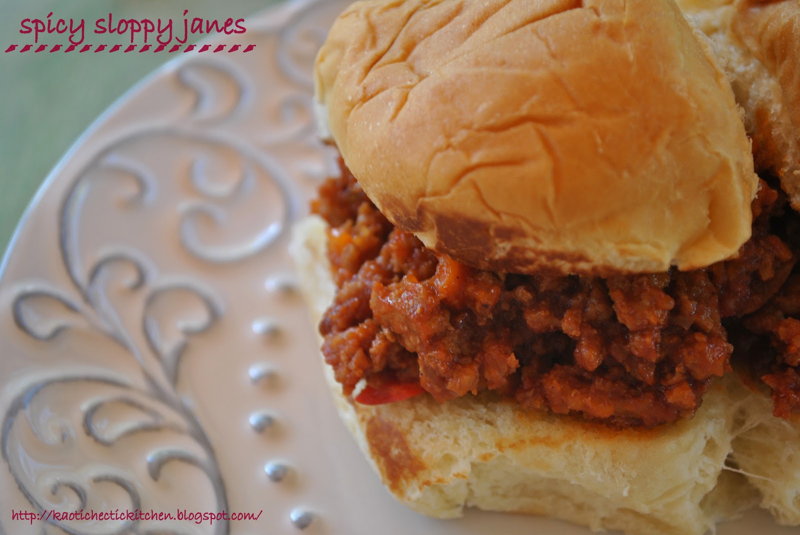 spicy sloppy janes sliders