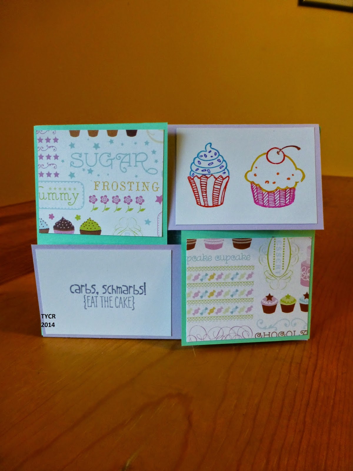 The Yellow Craft Room Quarter Fold Card Tutorial