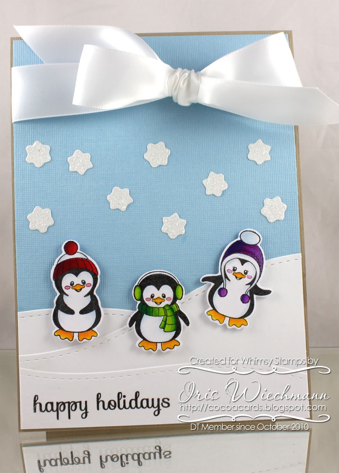 whimsy stamps Penguins Winter Adventure  ̹ ˻