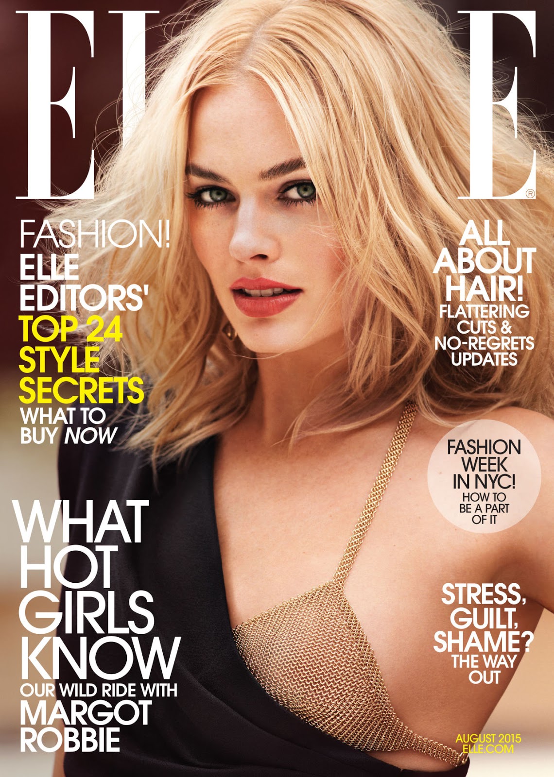Daily delight: Margot Robbie for Elle US