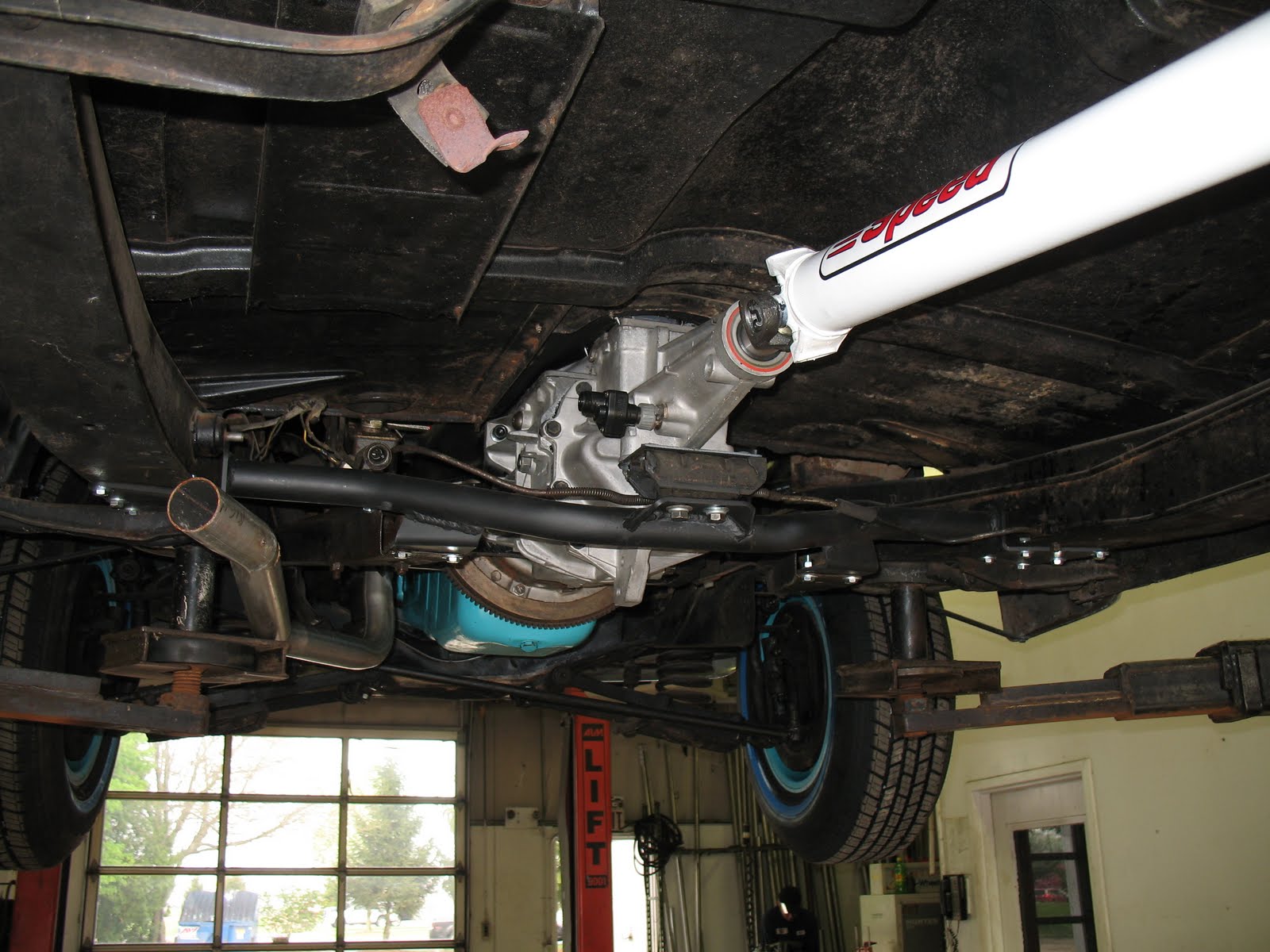 Old car fun Exhaust system install