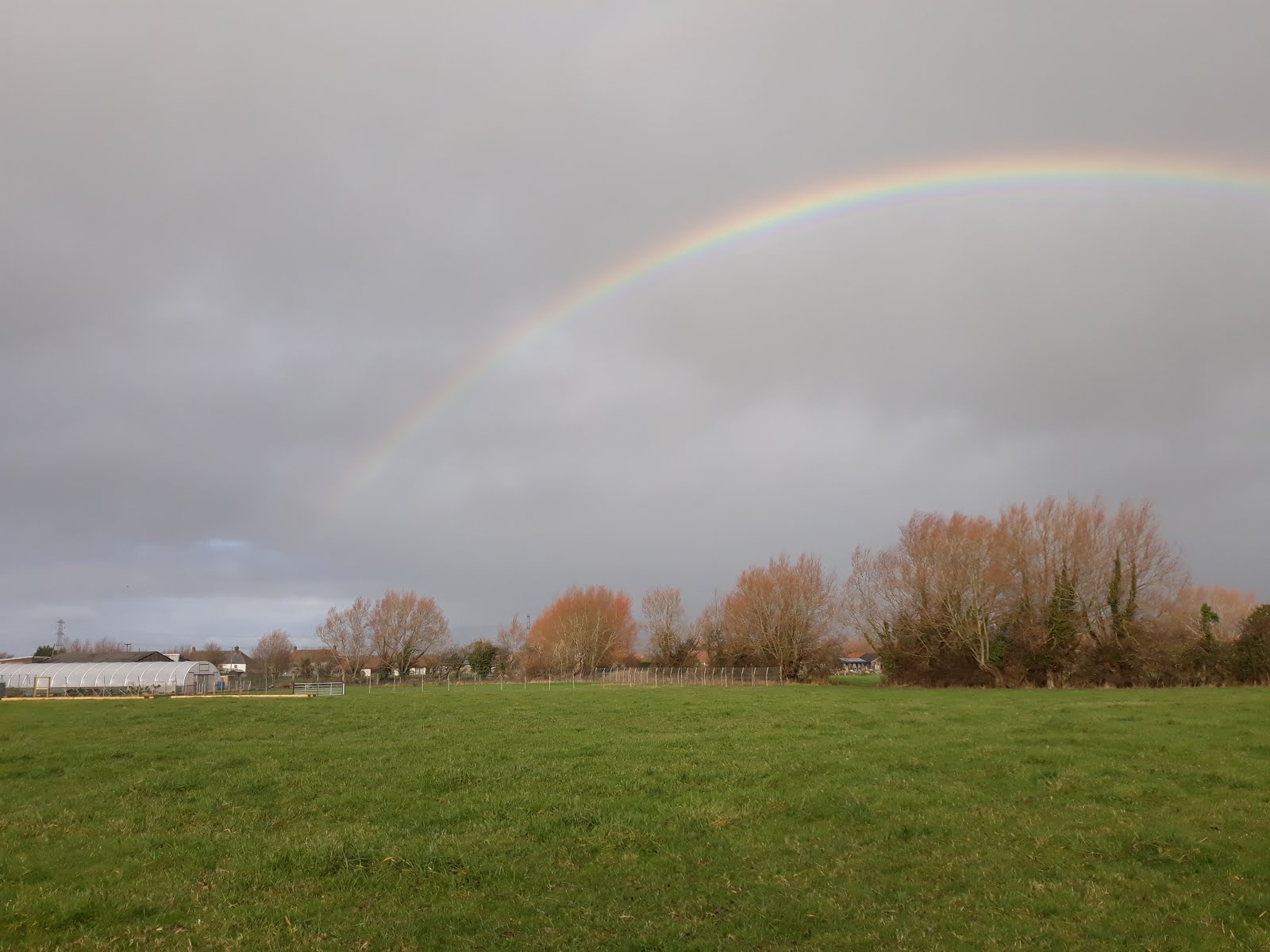 Treated to another lovely rainbow