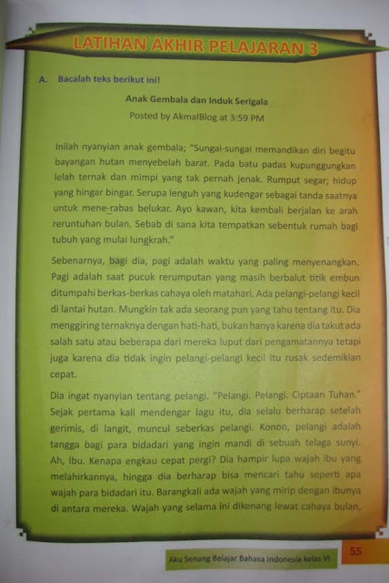 Heboh Ditemukan Cerita Dewasa di Buku Bahasa Indonesia Kelas 6 SD