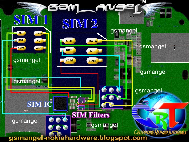 TELENET MULTIMEDIA: Nokia C2-00 Insert Sim Solution circuit diagram nokia c1 01 