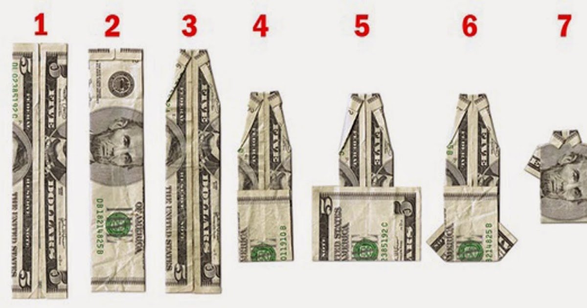 Money Origami Printable Instructions arts crafts ideas movement