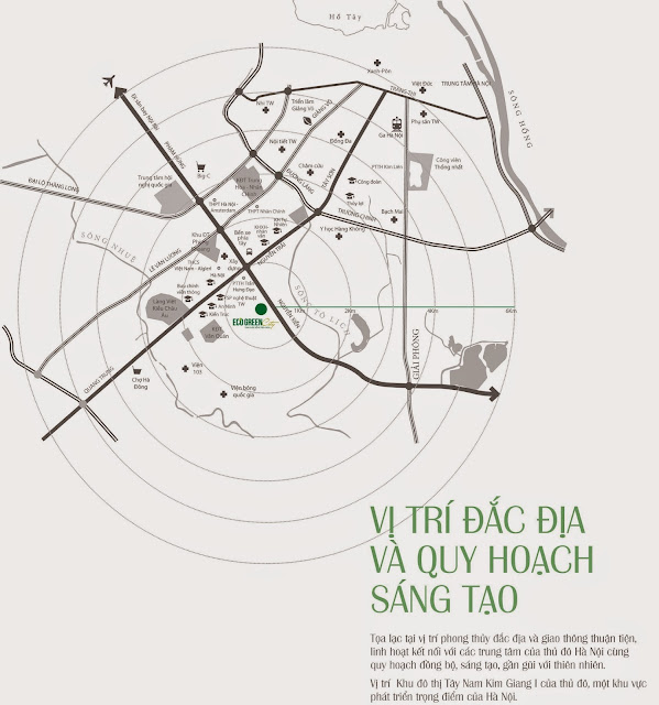 Vị trí chung cư Eco Green City